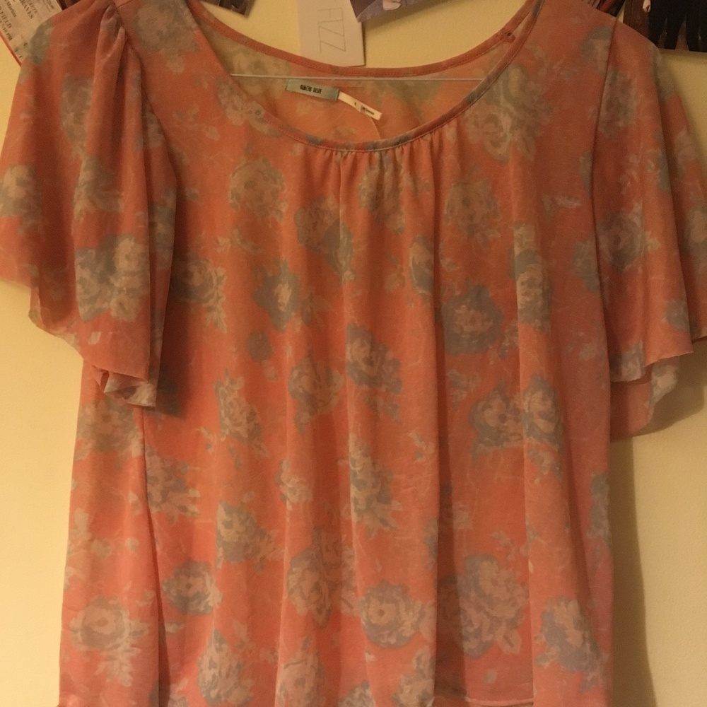 Kimchi Blue flower print blouse